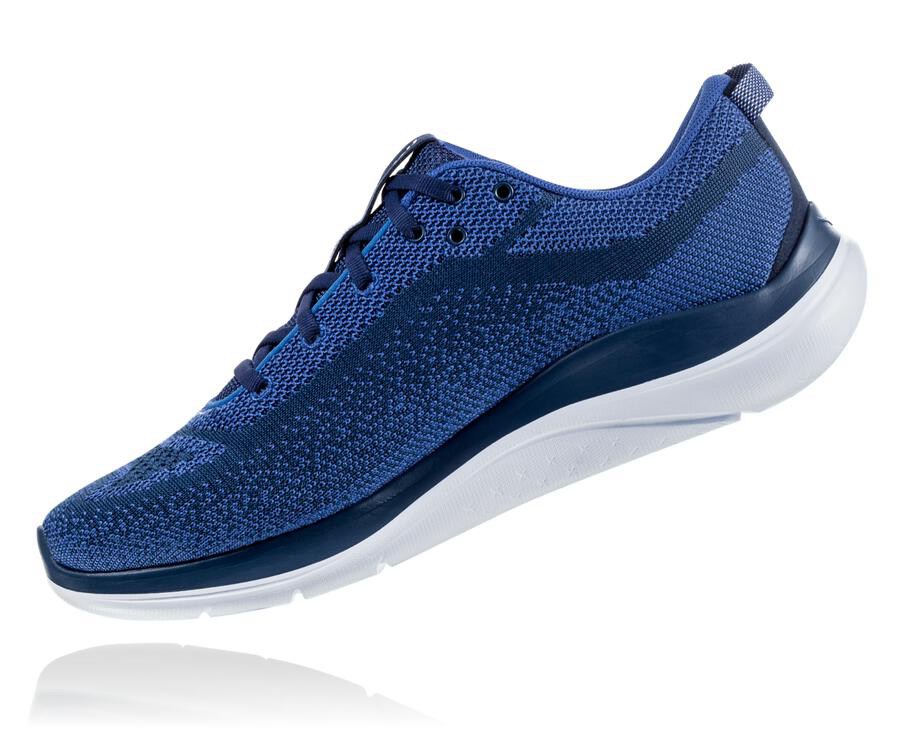 Hoka One One Koşu Ayakkabısı Erkek Lacivert/Beyaz - Hupana Flow - AO8230651